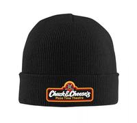 YEGTQAON Vintage et Classique Chuck E Cheese Logo Chaud Tricoté Cap Mode Bonnet Chapeau Automne Hiver en Plein Air Bonnets Chapeaux pour Hommes Femmes Adulte Durable et Confortable