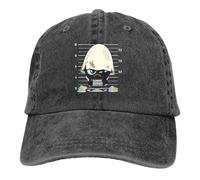 YEGTQAON Vintage et Classique Criminel Casquette Hommes Chapeaux Femmes Visière Protection Snapback Calimero Cartoon Animation Caps Durable et Confortable