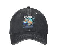 YEGTQAON Vintage et Classique DogMan Adventure Sun Casquette de Baseball Unisexe-Teens Impression Trucker Chapeau Été Casual Outdoor Gym Casquettes de Baseball réglables Durable et Confortable