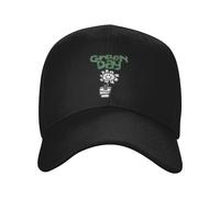 YEGTQAON Vintage et Classique G-Green Day Flower Pot Chapeau de Golf Mode Musique Band Chapeaux de Soleil pour Unisexe réglable Casual Couvre-Chef Durable et Confortable