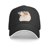 YEGTQAON Vintage et Classique Oui I Herd You Rouge Merle Berger Australien Casquette de Baseball Bobble Hat Grande Taille Chapeau Golf Wear Hommes Femmes Durable et Confortable