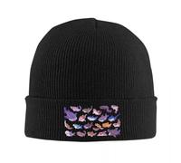 YEGTQAON Vintage et Classique Shark Day Warm Knitted Cap Mode Bonnet Hat Automne Hiver en Plein Air Bonnets Chapeaux pour Unisexe Adulte Durable et Confortable