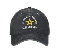 YEGTQAON Vintage et Classique US Army It’s Great Day Hommes Femmes Casquettes de Baseball 250e année Corps Détressé Denim Chapeau Vintage Outdoor Golf Adjustable Fit Sun Cap Durable et Confortable