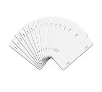 YEHEI Lot de 14 ébauches de plaque d'immatriculation par sublimation automobile, épaisseur de l'étiquette : 0,65 mm