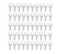 YEHEI Lot de 50 clous sans couture, vis à double tête, plinthe en bois , clous sans couture, ligne de pied, clous spéciaux, durables, installation facile, facile à utiliser