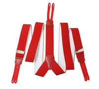 YEHMAN Bretelle Hercule Y à bouton Made in France à 120 cm pour Homme Femme ajustable (Rouge)