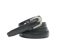 YEHMAN Ceinture femme classique fine 2 cm en croûte de cuir de vachette ajustable 120 cm