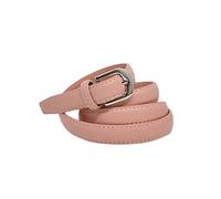 YEHMAN Ceinture femme classique fine 2 cm en croûte de cuir de vachette ajustable 120 cm