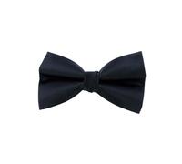 YEHMAN Noeud Papillon unicolore pour homme avec mouchoir carré de poche en coffret (Noir)
