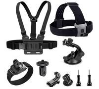 YEHOLDING 8 en 1 Accessories Pack Kit pour Insta360 X5/X4/X3/X2/Ace Pro 2/One RS,Harnais Telephone, Fixation Bandeau, Fixation Poignet, Suction Cup Mount Holder,Compatible avec GoPro Hero, SJCAM