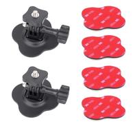 YEHOLDING Lot de 2 supports adhésifs flexibles pour casque Insta360 X5, X4, X3, X2, Ace Pro, Ace, compatible avec GoPro Hero, SJCAM, caméra panoramique