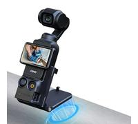 YEHOLDING Support magnétique Compatible with DJI Osmo Pocket 3, Angle réglable 180°, Surface Verticale, Fixation Rapide,Multifonctionne, Base de Bureau pour Osmo Pocket 3 Accessoires,Noir