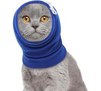 YEHOOM Sweat à capuche apaisant pour chien, chat, chien, soulagement de l'anxiété, protection contre les feux d'artifice (bleu, taille S (tour de tête : 9,4)