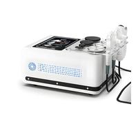 YEHOZZ Appareil Professionnel De Radiofréquence 448 Khz - Appareil De Diathermie Tecar Therapy pour Lifting, Perte De Poids Et Remodelage Corporel, avec 3 Poignées Et 8 Postes De Travail White