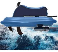 YEHOZZ Bateau à Réaction Gonflable, Bateau à Moteur électrique, Jet Ski, Kayak 500 W, Moteur électrique, Sup, Scooter sous-Marin Motorisé pour Adultes Et Enfants Blue-500W16000mAh