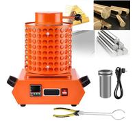 YEHOZZ Four électrique De Fusion d'or De 1500 W avec éCreuset en Graphite, Gants Isolants Thermiques Et Pinces pour Creuset. Idéal pour La Fusion De Déchets d'argent, d'or Et De Cuivre 3Kg