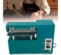 YEHOZZ Machine électrique à découper Le Cuir, Outil de découpe pour Sangles, 1400 TR/Min, Largeur réglable de 0 à 80 mm, Machine Professionnelle à parer Le Cuir pour Chaussures et Sacs
