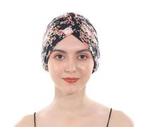 YEHUDAF LEE Turban Femme Chimio-Bonnet Chimio Femme Élastique Confortable-Foulard Cheveux avec Motifs Variés (FR/ES, Alpha/lettres, Taille unique, 18)