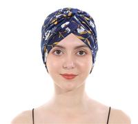YEHUDAF LEE Turban Femme Chimio-Bonnet Chimio Femme Élastique Confortable-Foulard Cheveux avec Motifs Variés (FR/ES, Alpha/Lettres, Taille Unique, 15)