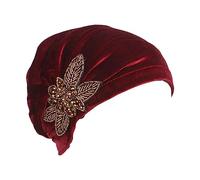 YEHUDAF LEE Turban Femme Chimio - Foulard Cheveux Élégant, Bonnet Chimio Doux et Élastique - Multiple Couleurs Pure,Confortable (FR/ES, Alpha, One Size, 3)