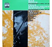 Yehudi Menuhin - Felix Mendelssohn-Bartholdy . Max Bruch , Philharmonia Orchestra , Walter Susskind , Efrem Kurtz - Max Bruch - Violinkonzert G-Moll / Felix Mendelssohn-Bartholdy - Violinkonzert E-Moll Op. 64 - Electrola - E 91 055, 91 055, STE 91055