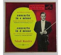 Yehudi Menuhin William Furtwängler Mendelssohn: Concerto in E Minor, Op.64 Concerto in D Minor LP (1950)