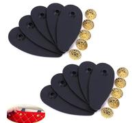 YehVeh Lot de 10 clips de fixation pour tapis de sol de voiture - Reste en place - Boucle de serrage antidérapante - Support de couture - Fixation de plaque de fixation pour automobile, camion, SUV