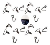 YehVeh Lot de 20 crochets de protection de siège de voiture en métal avec attaches élastiques pour siège de voiture