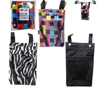 YehVeh Lot de 3 Sacs de Guidon de vélo à Suspendre sur Le Devant - 2 Couches avec Support de téléphone Portable - pour Moto, Scooter, Tricycle, vélo - Barre transversale - pour Enfants, Filles