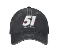 YEHWHCOAO Rowdy Burns #51 Jours de Tonnerre Casquette de Baseball Soleil Casual Gros Imprimé Chasse Camping Casquettes de Baseball Cadeau d’Anniversaire