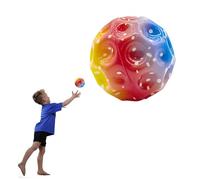 YEJAHY Balle Sauteuse, Mini Balle Rebondissante, Balle Saut Spatiale, Balle Lune, Balle Rebondissante Hohe Springender Gummiball Sprünge Gummiball Space Ball (Buntes B)