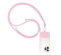YEJAHY Chaîne Universelle pour téléphone Portable, Cordon pour téléphone Portable, Cordon pour téléphone Portable, lanière Universelle, Porte-clés avec Tous Les Smartphones (Rose)