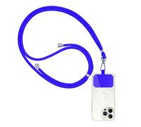 YEJAHY Chaîne universelle pour téléphone portable, cordon pour téléphone portable, cordon pour téléphone portable, lanière universelle, porte-clés avec tous les smartphones (saphir)