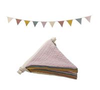 YEJAHY Guirlande de fanions pour chambre d'enfant, guirlande de fanions en tissu, guirlande de fanions bohème, décoration à suspendre, bannière multicolore, décoration murale, cadeau (C)