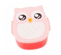 YEJBBUC Boîte à lunch Hibou pour Snacks Fruits Enfants Lunch Box pour Bureau Voyage Extérieur Rose