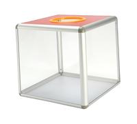 YEJBBUC Boîte à tiroir légère multi-scénario pour collecte de fonds à domicile Petite taille Transparent