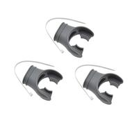 YEJBBUC Embouchure de plongée universelle avec attache régulatrice Gris 4,8 x 5,5 x 2,9 cm