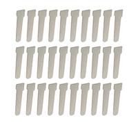 YEJBBUC Lot de 30 stylos rechargeables à double tête fine de rechange pour tableau blanc 28 x 4,3 x 7 mm