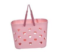 YEJBBUC Sac fourre-tout de plage étanche sac de voyage portable motif cœur creux bain rose 21,5 x 16 x 17 cm, Rose : 21,5 x 16 x 17 cm, 21.5x16x17cm