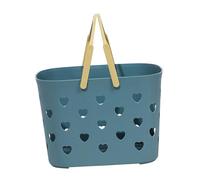 YEJBBUC Sac fourre-tout de plage étanche sac de voyage portable motif cœur creux bain rose 21,5 x 16 x 17 cm, Bleu : 21,5 x 16 x 17 cm, 21.5x16x17cm