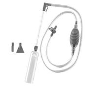 YEJBBUC Siphon d'aquarium durable pour changement d'eau rapide 2,6 m Gris
