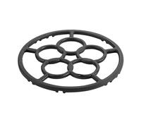 YEJBBUC Support de cuisinière à gaz, grille de poêle à lait, cadre antidérapant, petit support de casserole 18,2 cm, noir