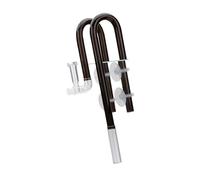 YEJBBUC Tube de nénuphar pour aquarium - Surface de sortie - Enlève les taches d'huile - 12 mm - Noir