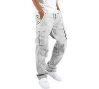 Yekdmxop Pantalon de travail pour homme Pantalon cargo avec ajustement confortable tactique avec poches latérales multiples, pantalon décontracté léger pantalon militaire élastique pantalon randonnée