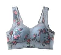 Yekdmxop Soutiens-gorge Femme Sans armature Dentelle Soutien-gorge Femme Push Up Sportif Tops grande taille Rouge Sous-vêtements Curvy Confortable Bralette Contenant Élégant Soutien-gorge Réglable