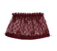 YEKEYI Cache-décolleté pour femme - Camisole à clipser - Soutien-gorge - Insert superposition - Panneau de modestie - Grande taille, bordeaux, taille unique