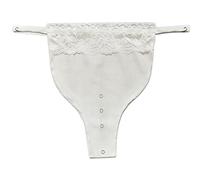 YEKEYI Camisole en dentelle à clipser pour femme avec insert de soutien-gorge, Blanc Taille Plus, 6 Plus