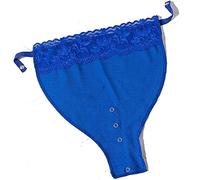 YEKEYI Camisole en dentelle à clipser pour femme avec insert de soutien-gorge, Bleu Taille Plus, 6 Plus