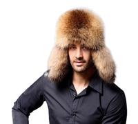 YEKEYI Chapeau de trappeur d'hiver russe pour homme et femme - Chapeau en fourrure synthétique de lapin avec cache-oreilles - Coupe-vent, 02 Kaki, Taille unique