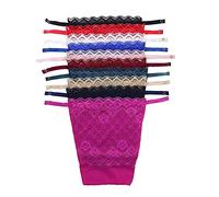 YEKEYI Lot de 10 camisoles en dentelle à clipser pour femme - Insert de soutien-gorge en dentelle - Anti-regard - Invisible - Modestie, 10 p., 36